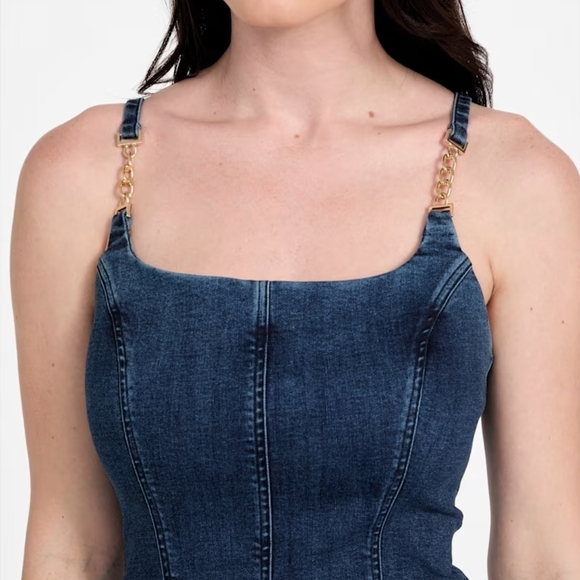 Eco Bailee Chain Denim Dress - Picture 3 of 4